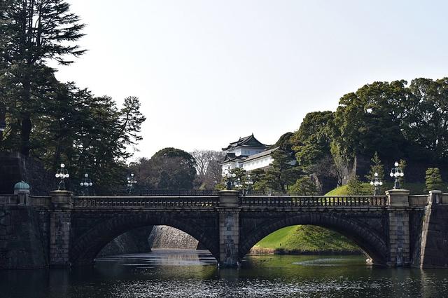 парадный мост к императорскому дворцу в Токио