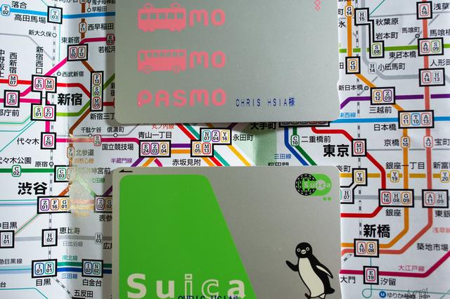 карты Suica и  Pasmo